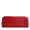 Dolce &amp; Gabbana – Rote Kalbsleder-Grifftasche mit Logo-Plakette