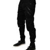 Dolce & Gabbana Black Cotton Cargo Tapered Pants