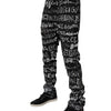 Dolce & Gabbana Black Cotton Logo Print Straight Denim Jeans