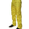 Dolce & Gabbana Yellow DG Monogram Polyester Straight Pants
