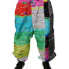Dolce & Gabbana Multicolor Patchwork Mid Waist Sweatpants Pants