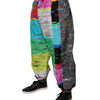 Dolce & Gabbana Multicolor Patchwork Mid Waist Sweatpants Pants