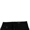 Dolce & Gabbana Black Ripped Cotton Skinny Men Denim Jeans