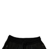 Dolce & Gabbana Black Cotton Sweatshorts Men Bermuda Shorts