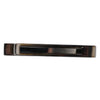 Dolce & Gabbana Black Tone Brass Logo Branded Tie Clip Bar