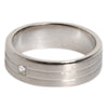 Dolce & Gabbana Silver Tone Brass Clear Crystal DG Logo Ring