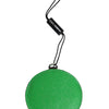 Dolce & Gabbana Green Calfskin Leather Round Logo Hand Mirror Holder