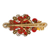 Dolce & Gabbana Multicolor Spring CARRETTO Gold Brass Crystal Hair Clip