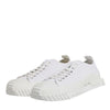 Dolce & Gabbana White Leather Low Top NS1 Sneakers Shoes
