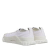 Dolce & Gabbana White Leather Low Top NS1 Sneakers Shoes