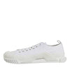 Dolce & Gabbana White Leather Low Top NS1 Sneakers Shoes