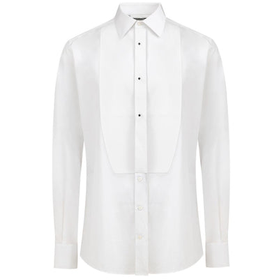 Chemise en coton blanc Dolce &amp; Gabbana