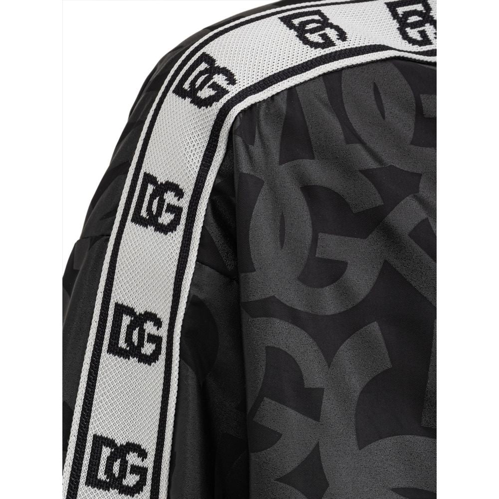 Veste en polyester noir Dolce &amp; Gabbana