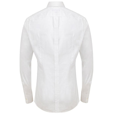 Dolce & Gabbana White Cotton Dress Shirt