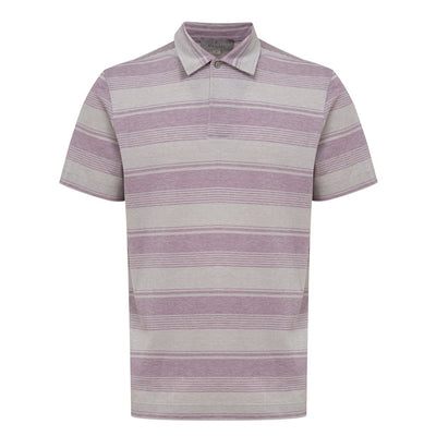 Canali Gray Cotton Polo Shirt