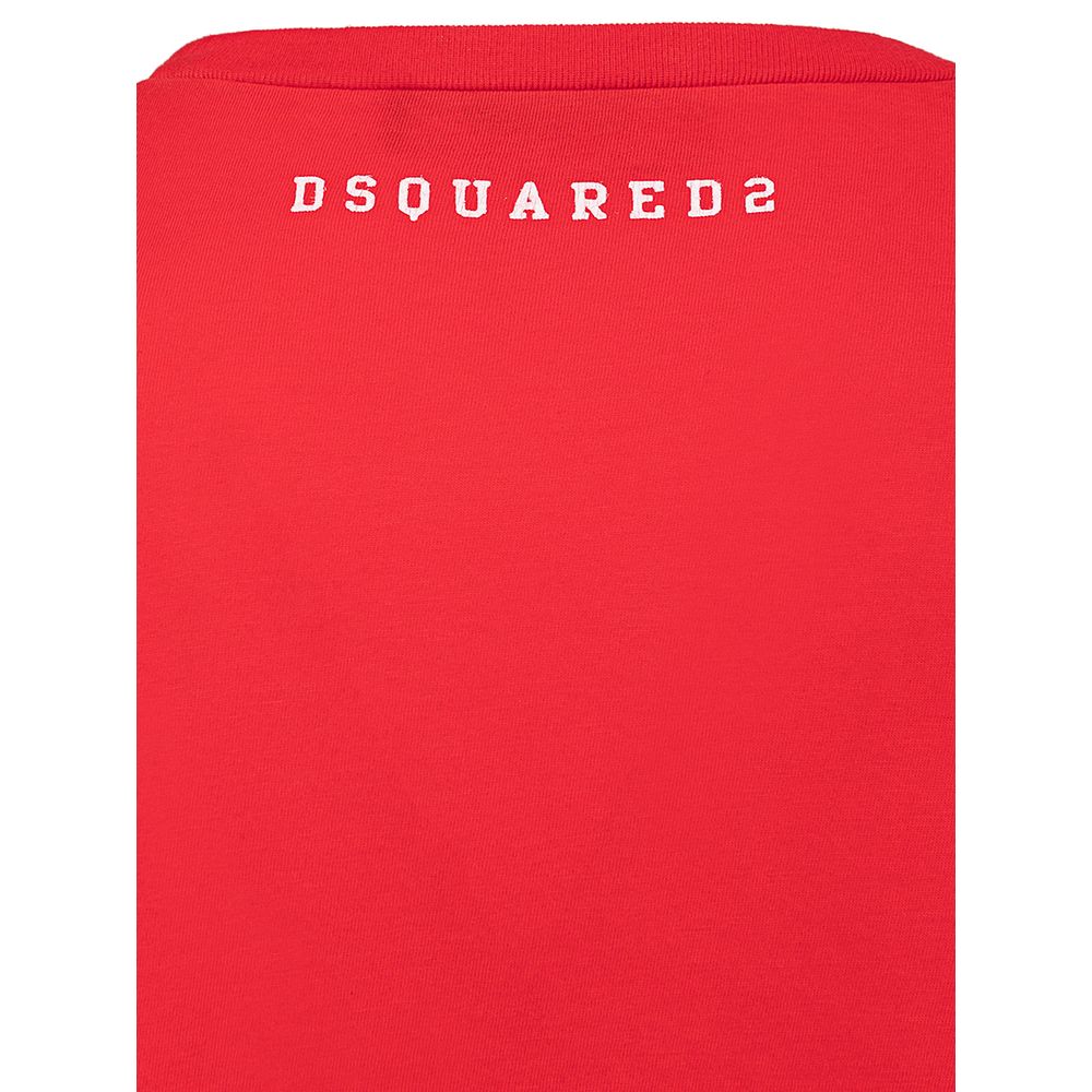 T-shirt en coton rouge Dsquared²