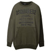 Dsquared² Grünes Baumwoll-Sweatshirt