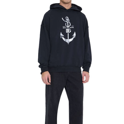 Blaues Baumwoll-Sweatshirt von Dolce &amp; Gabbana