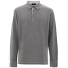 Polo en coton gris Corneliani