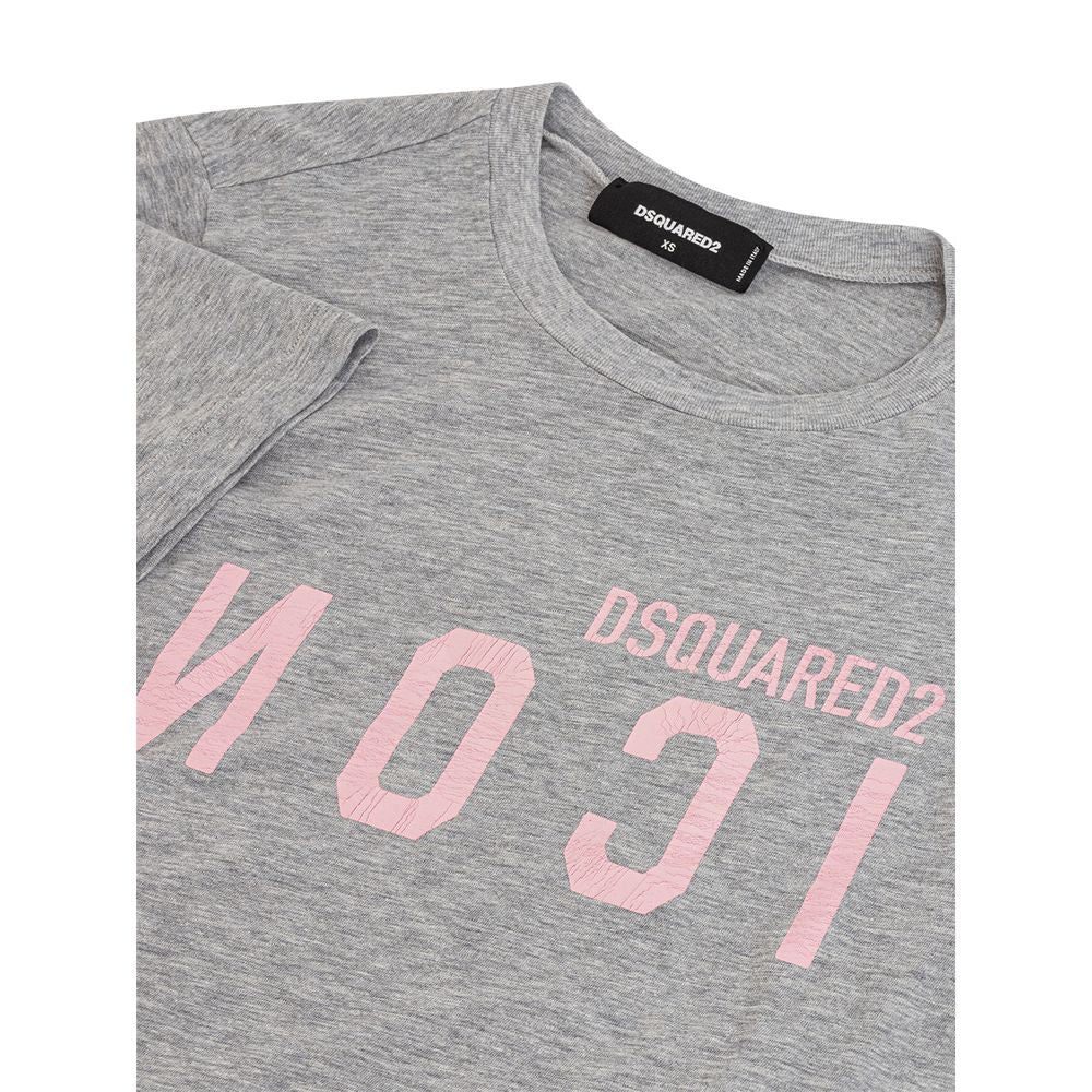 Dsquared² Graues Baumwoll-T-Shirt