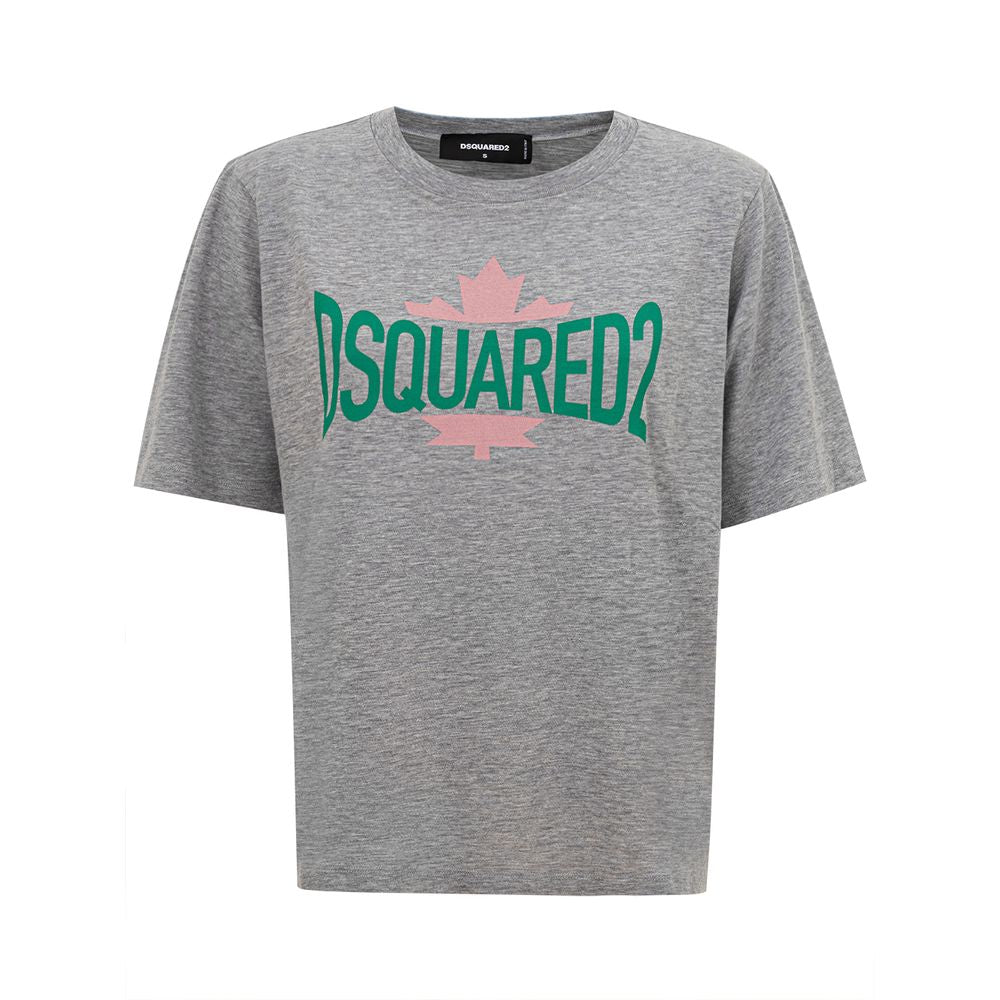 Dsquared² Graues Baumwoll-T-Shirt