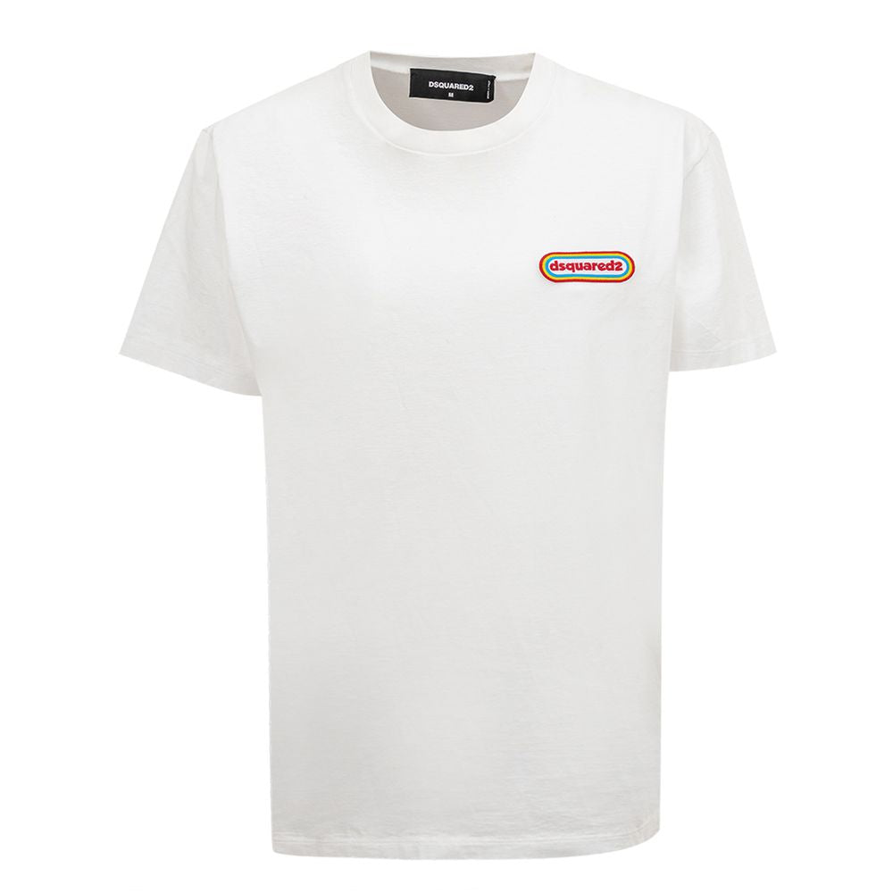 Dsquared² Weißes Baumwoll-T-Shirt