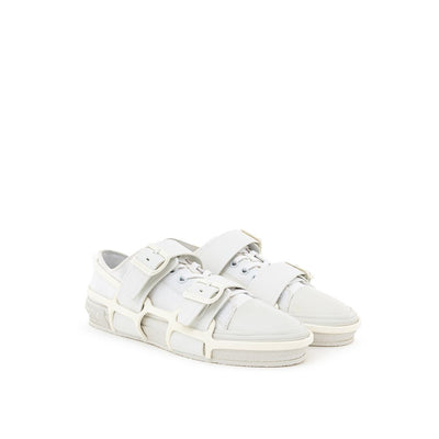 Burberry White Cotton Athletic Sneakers