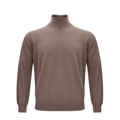 KANGRA Brown Wool Turtleneck