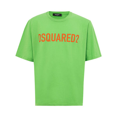 Dsquared² Grünes Baumwoll-T-Shirt
