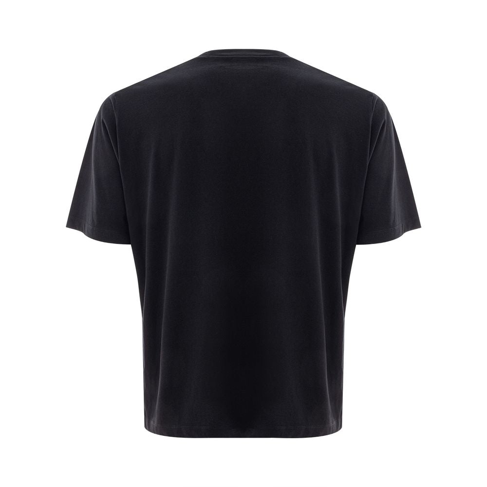 Dsquared² Schwarzes Baumwoll-T-Shirt