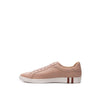 Bally Pink Leather Low Top Sneakers