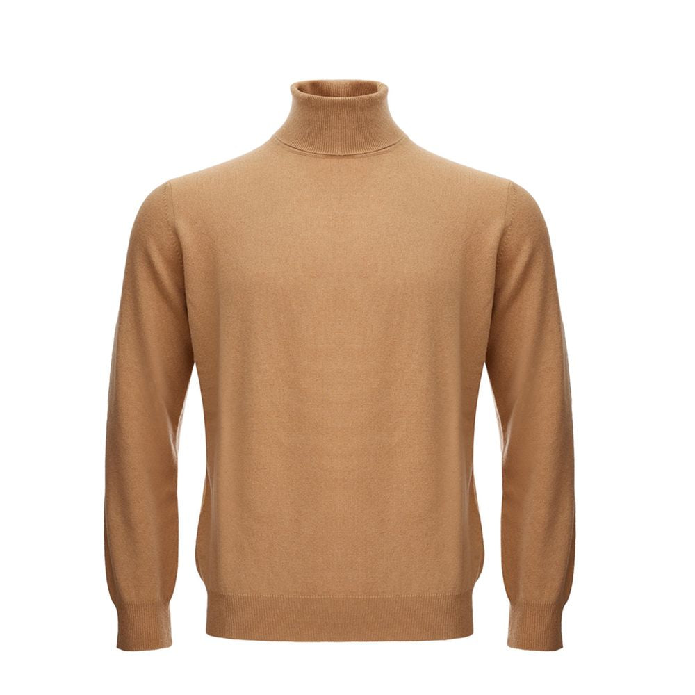 Pull élégant en laine marron KANGRA pour homme