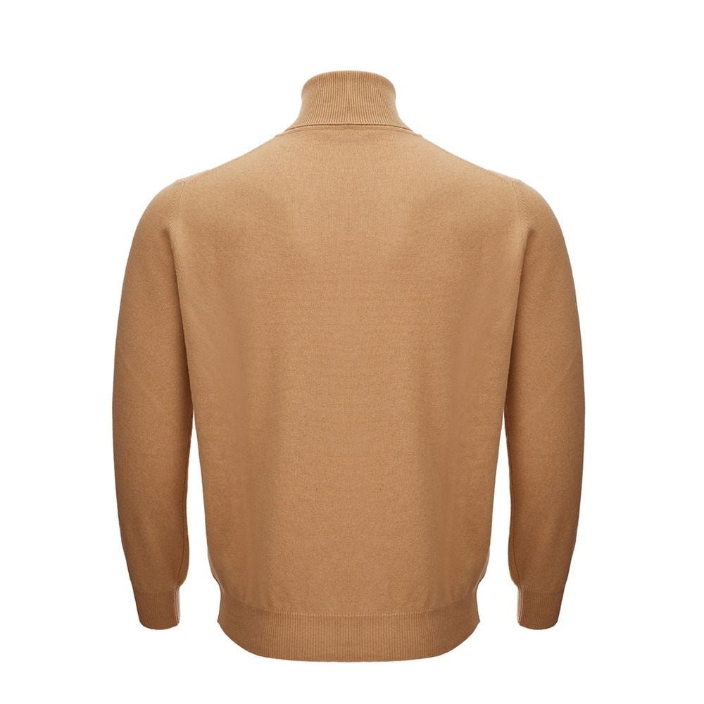 Pull élégant en laine marron KANGRA pour homme