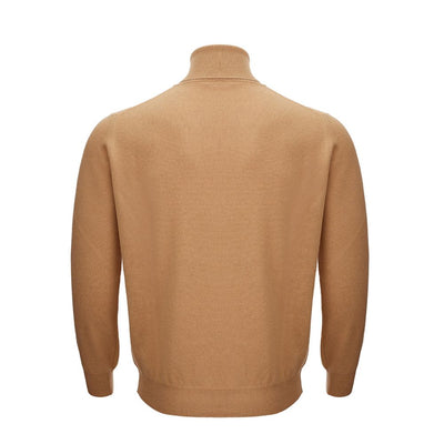 KANGRA Brown Wool Turtleneck