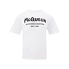 Weißes Baumwoll-T-Shirt von Alexander McQueen