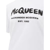 Weißes Baumwoll-T-Shirt von Alexander McQueen