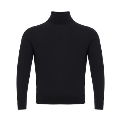Colombo Black Cashmere Turtleneck