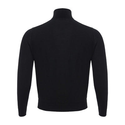 Colombo Black Cashmere Turtleneck