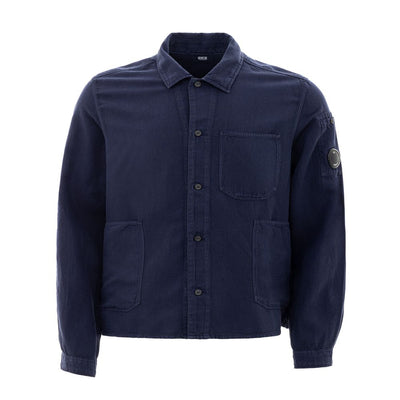 Chemise en coton bleu CP Company