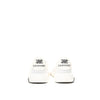 Casadei White Leather Athletic Sneakers
