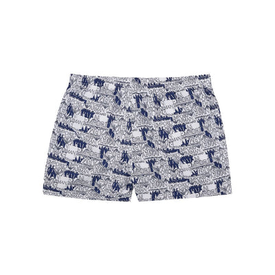 Emporio Armani White Polyester Swim Shorts