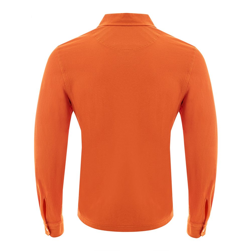 Gran Sasso Orange Cotton Polo Shirt