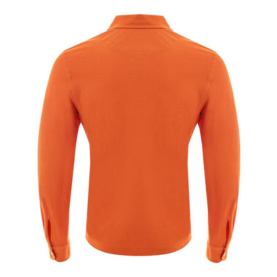 Gran Sasso Orange Baumwoll-Poloshirt