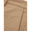 Lardini Brown Cotton Chino Pants