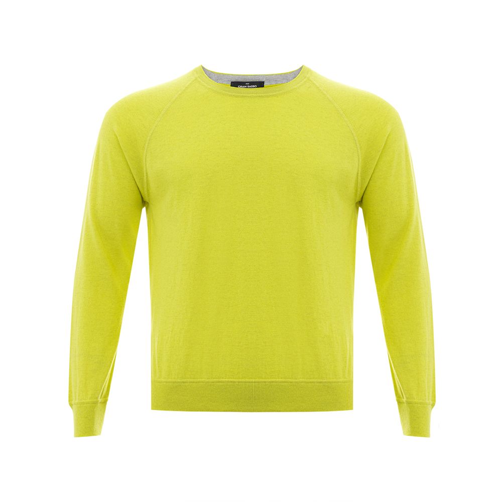 Gran Sasso gelbes Baumwoll-Sweatshirt