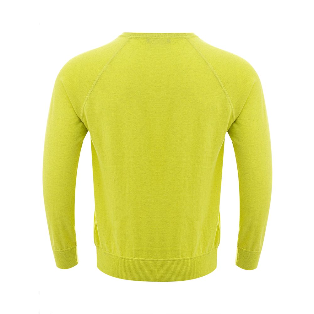 Gran Sasso gelbes Baumwoll-Sweatshirt