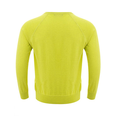 Gran Sasso Yellow Cotton Sweatshirt