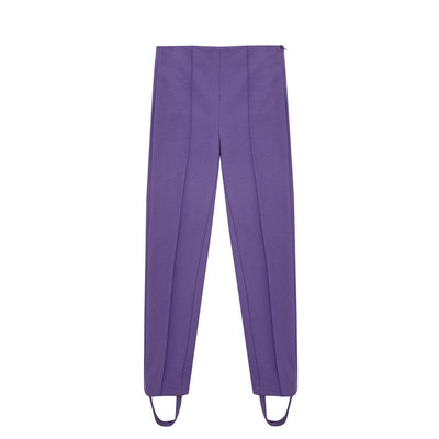 Lardini Purple Viscose Athletic Pants