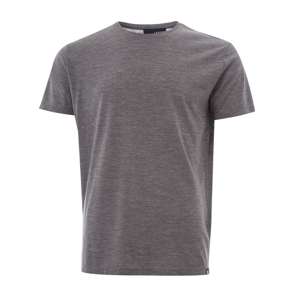 Lardini Graues Woll-T-Shirt