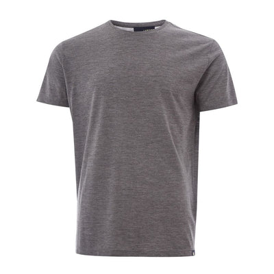 Lardini Graues Woll-T-Shirt